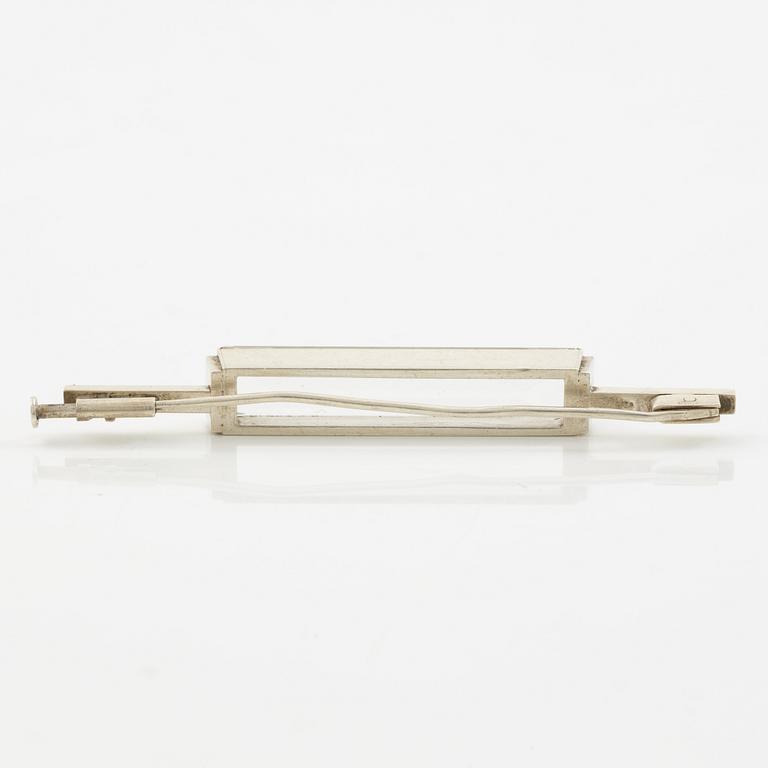 Wiwen Nilsson, brooch silver with rock crystal.