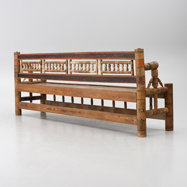 Turner's bench, folk art, 18th century.