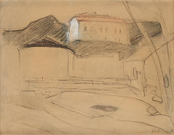 424. Helene Schjerfbeck, "Sjundby gård" (Sjundby Manor).