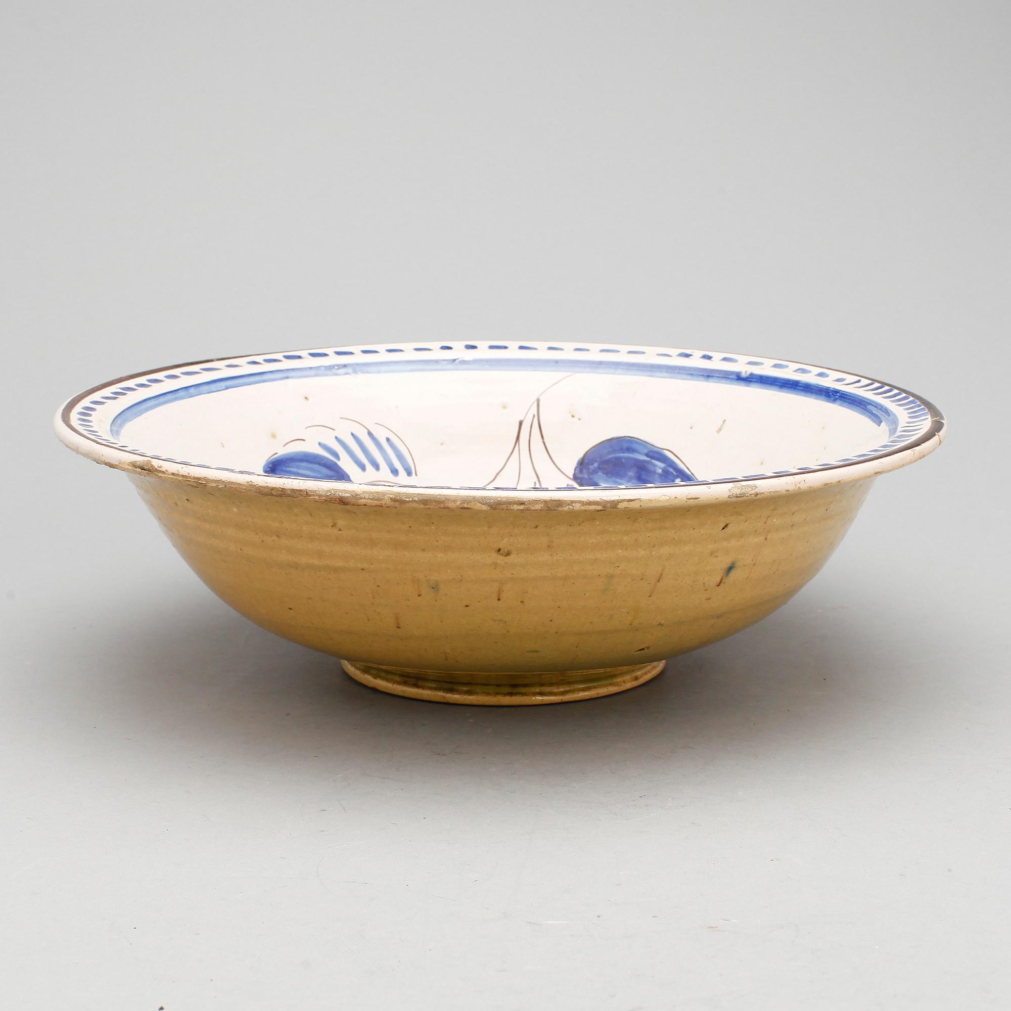 SKÅL, lergods, 1800-tal.