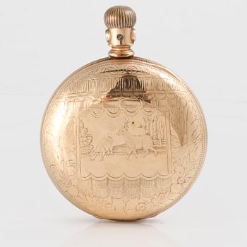 FICKUR, gulddoublé, Elgin Natl Watch Co, 1900-talets första hälft.