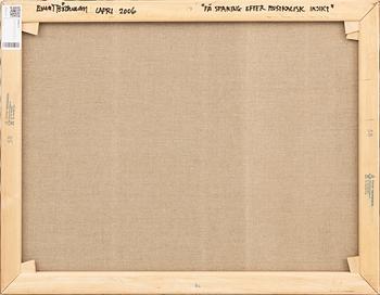 Bengt Böckman, olja på duk signerad och daterad 2006.