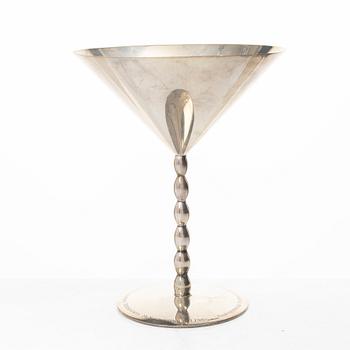 Goblet on foot, silver, Juvelerare Oscar Sjögren Ab, Gothenburg 1923.