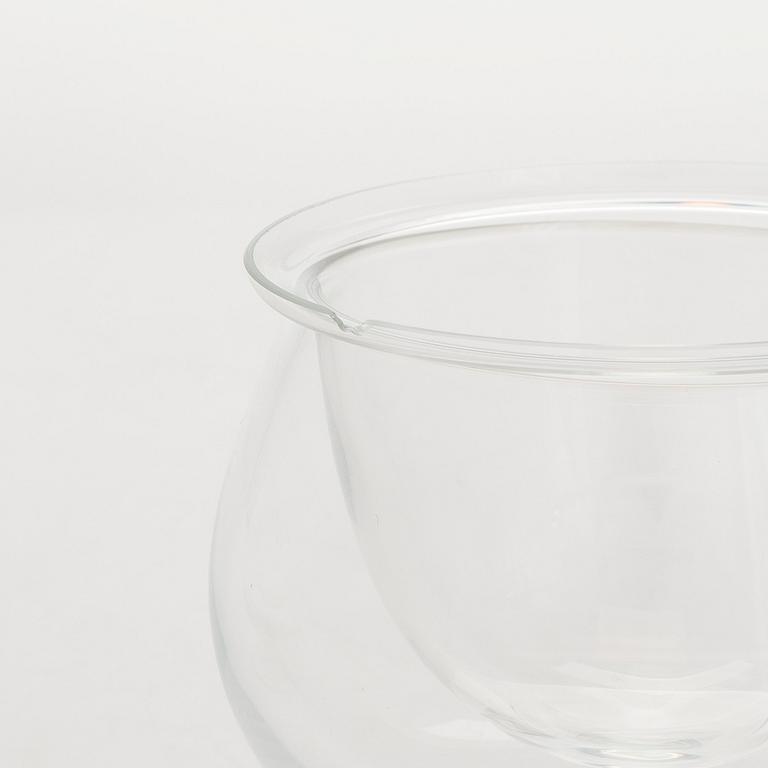 Saara Hopea, a set of 8 caviar bowls, model 1331, Nuutajärvi Notsjö. Designed in 1953.