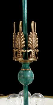 TAKLAMPA, art deco, 1930/40-tal. Höjd ca92 cm.