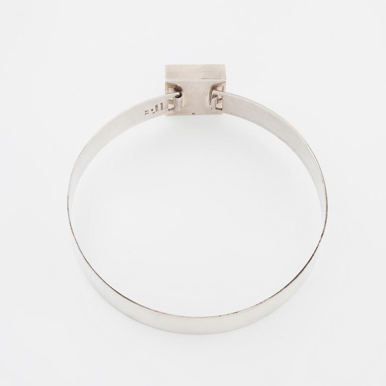 ARNE JOHANSEN, Roskilde, Danmark, collier med Abalonepärlemor.