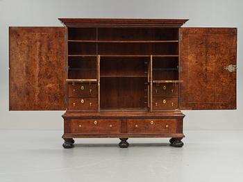 A Swedish late baroque cabinet, first half of the 18th century.