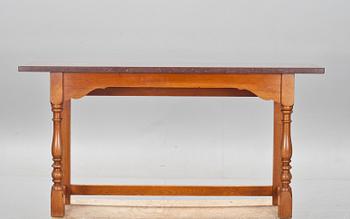 VÄGGBORD, med stenskiva, barockstil. 1900-tal.