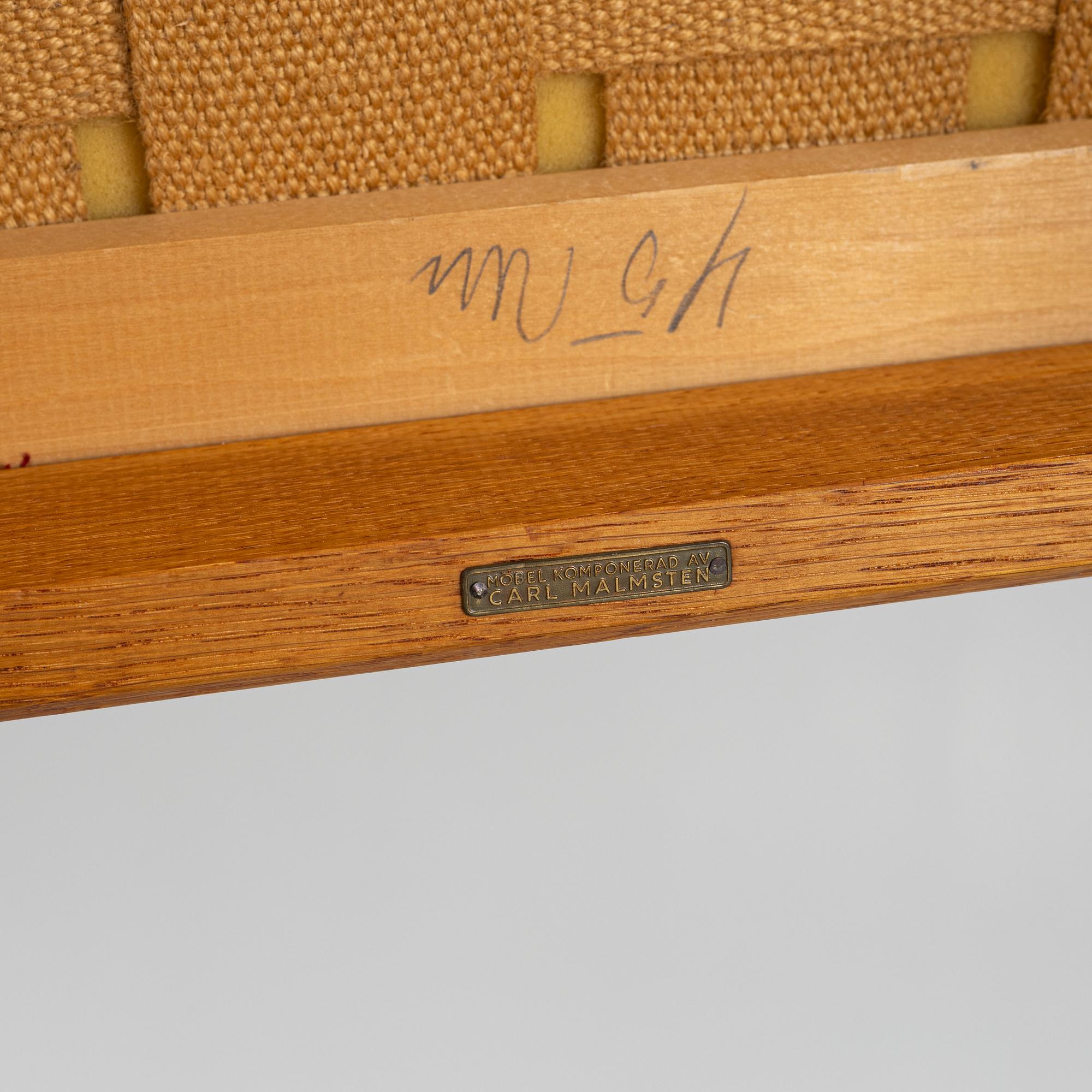 Carl Malmsten, matgrupp, 6 delar, "Calmare Nyckel", 1900-talets andra hälft.