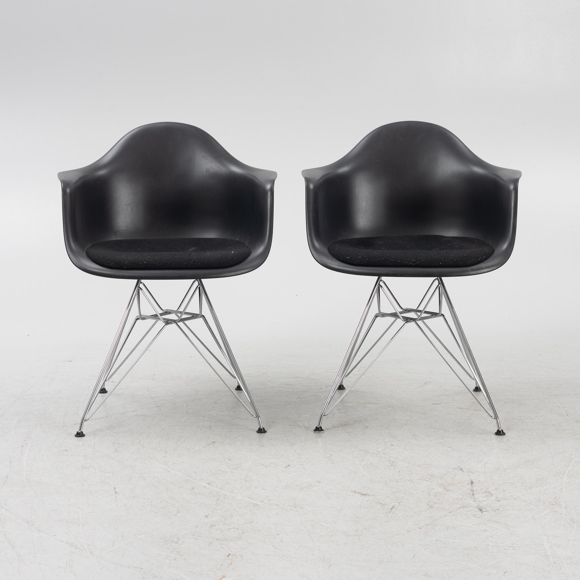 Charles and Ray Eames, stolar, 6 st, "Plastic Chair DAR", Vitra 2011.