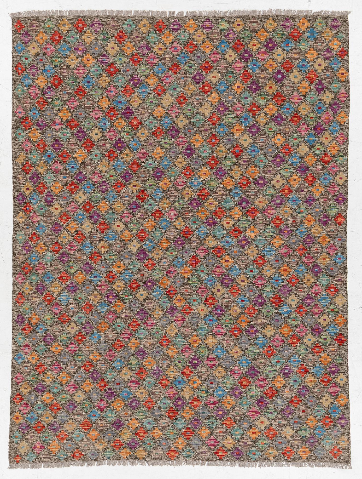 Kelim, modern, 240 x 182 cm.