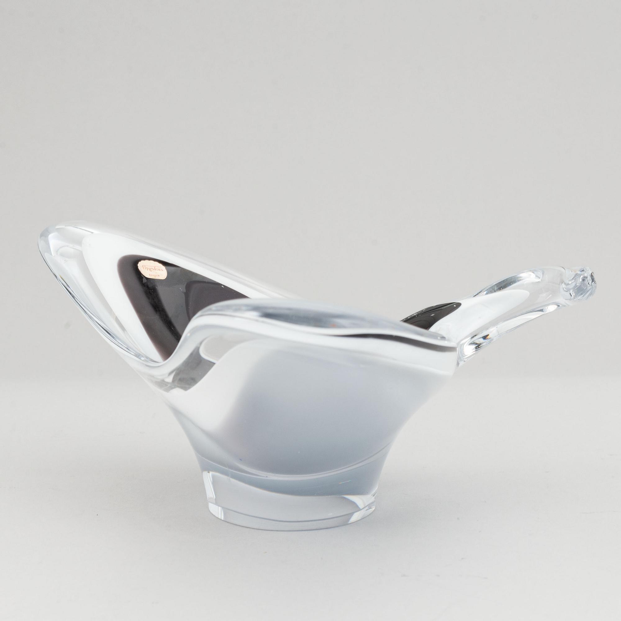 Paul Kedelv, glas, 3 delar, "Coquille", Flygsfors.
