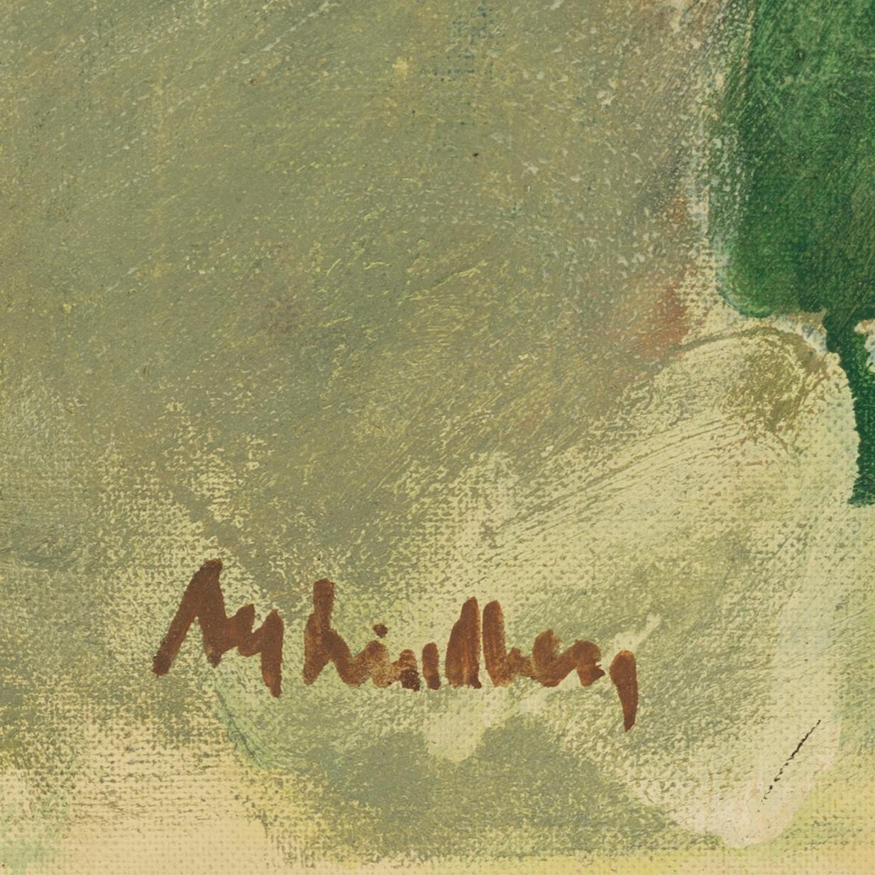 ALF LINDBERG, oil on canvas, signed Alf Lindberg. Executed in 1958.
