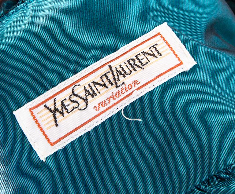 KJOL MED BLUS, Yves Saint Laurent.