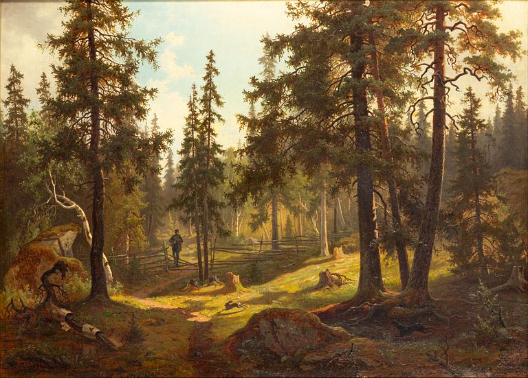 Per Daniel Holm, Landskap med jägare.