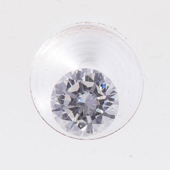 TIMANTTI, briljanttihiottu 0,81 ct  F-G (Top Wesselton) / VVS2.