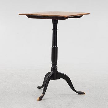 Folding table, 19th century.