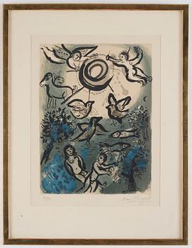 Marc Chagall, ”Création” ur "Drawings for the Bible".