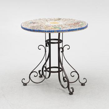 A garden table, 20th Century.