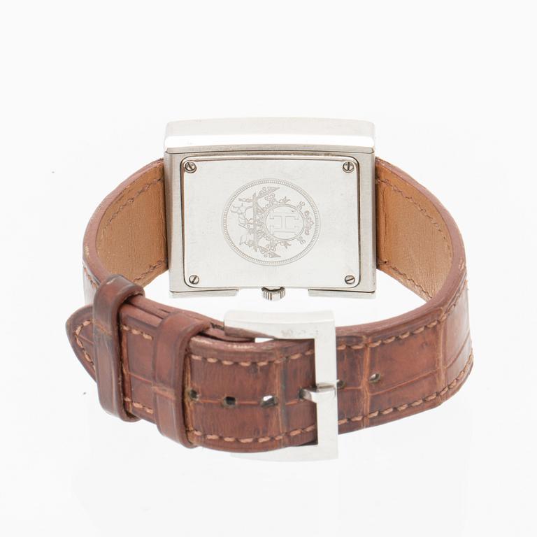 Hermès "Belt" wristwatch, 26 x 29 mm.