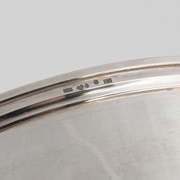 CG Råström, soufflé dish, silver, Stockholm 1932.