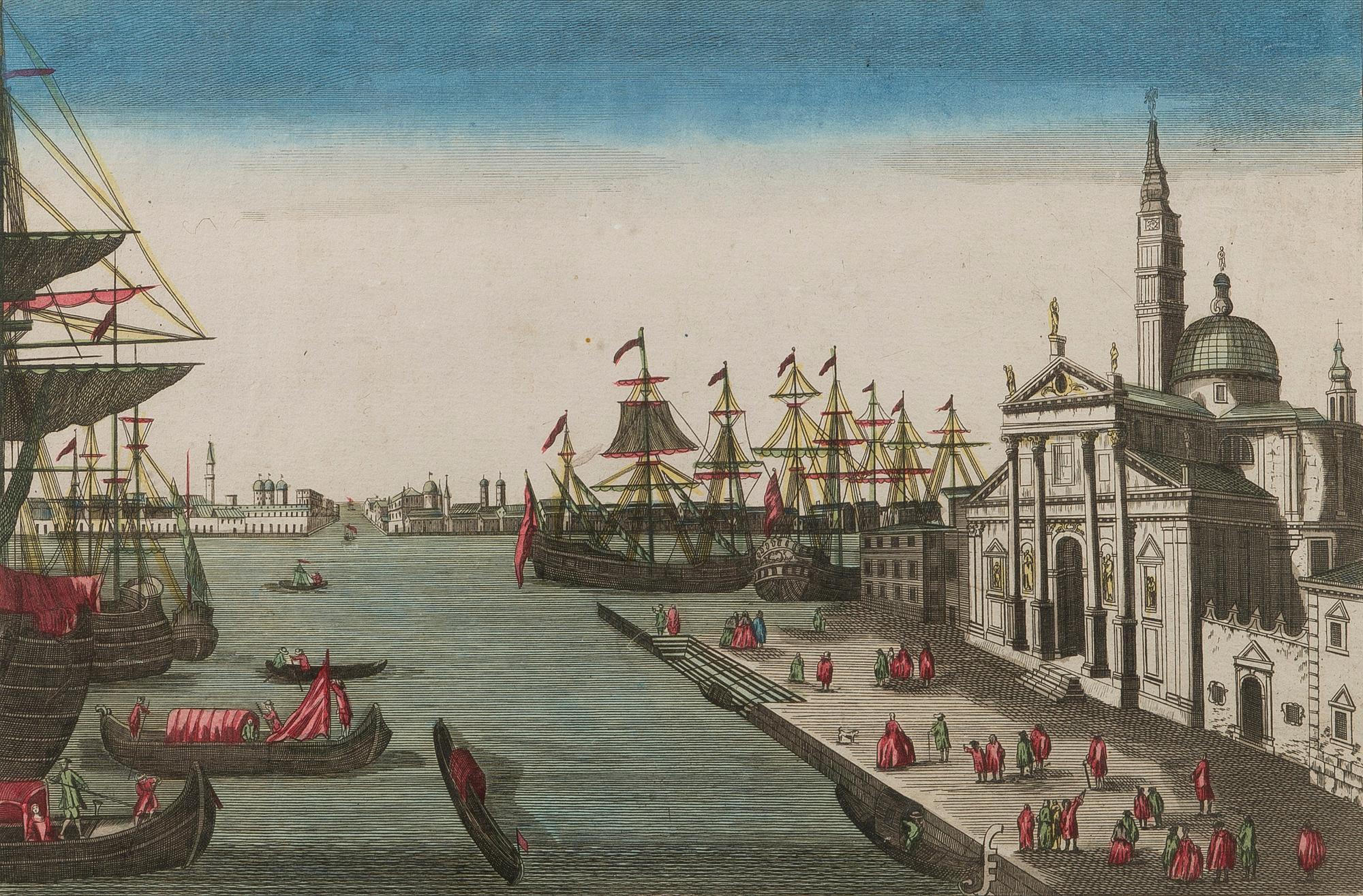 hand-coloured copper plate, Paris, the second half of the 18th century.
