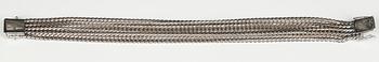 ARMBAND, 9-radigt. 18K vitguld. Mellaneuropa 1960-tal. Längd 19 cm, vikt 50 g.