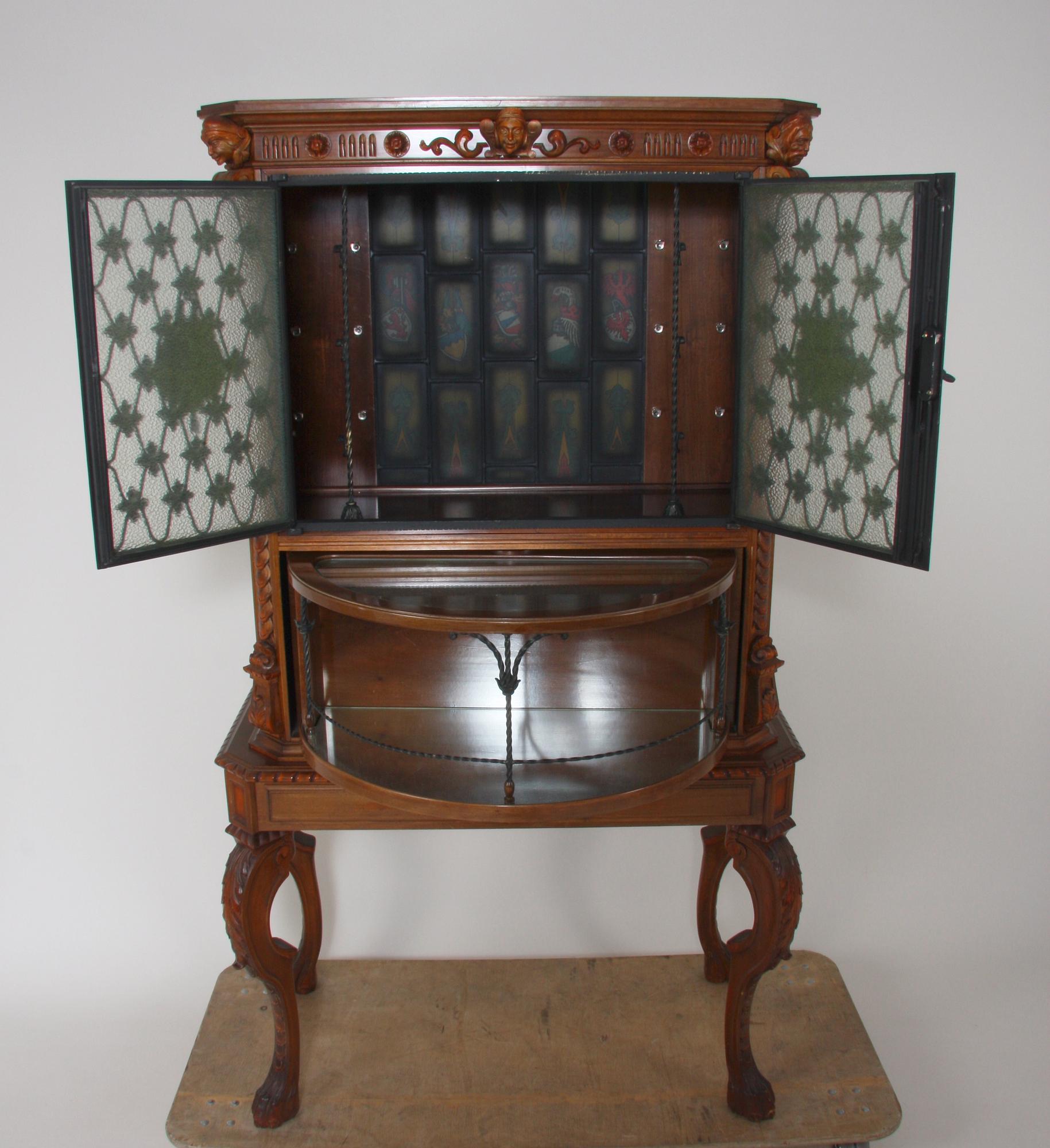 BARSKÅP, barockstil.