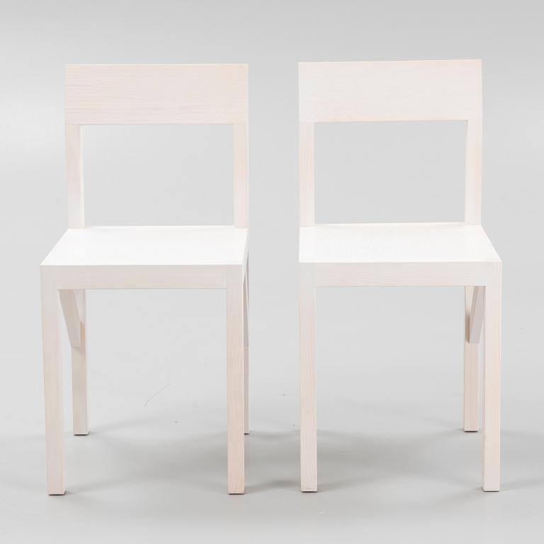 Frederik Gustav, "Bracket Chair", 2 st., Frama, Köpenhamn, Danmark 2023.