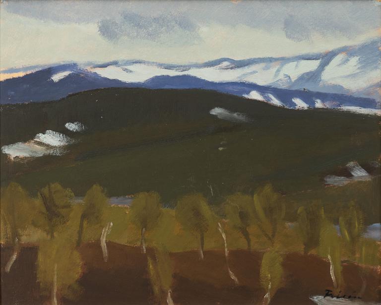 Vera Frisén, Mountain landscape.