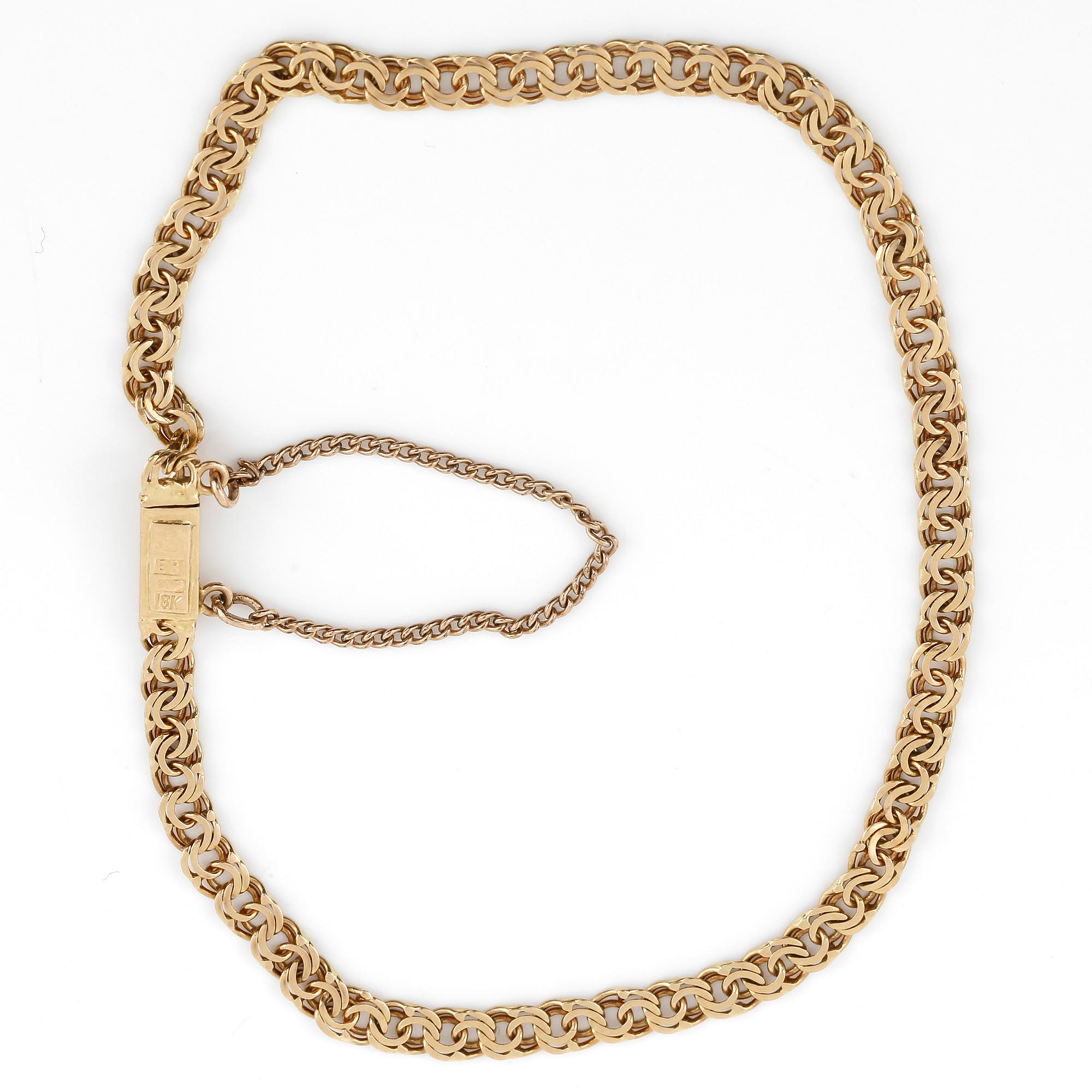 ARMBAND, Martti Johannes Pulkkinen, Jyväskylä, Finland, 1982, 18K guld.