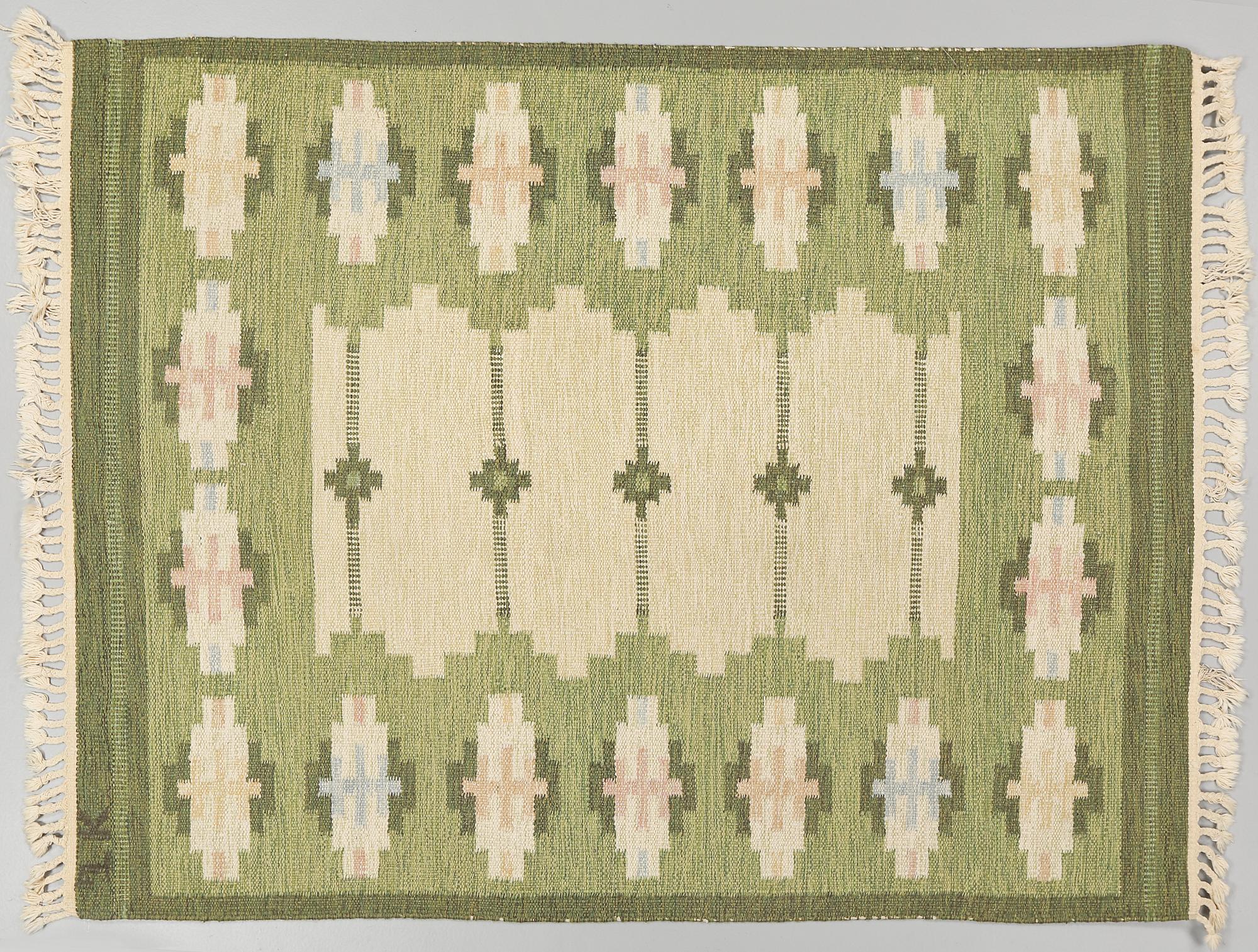 MATTA, rölakan, signerad JK (Karin Jönsson), 1900-talets andra hälft, 188 x 148 cm.