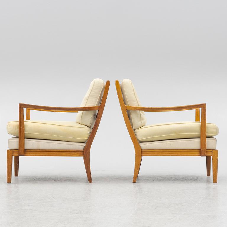 Fåtöljer, ett par, Engen Örkelljunga, 1900-talets mitt.