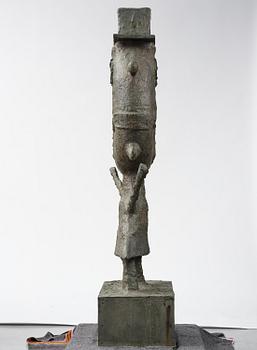 Donald Baechler, "Man with Hat".