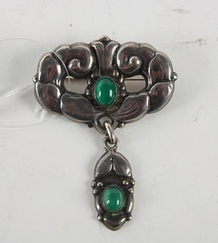 BROSCH, silver, jugend.