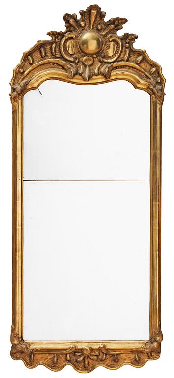 A 18th century Rococo mirror.