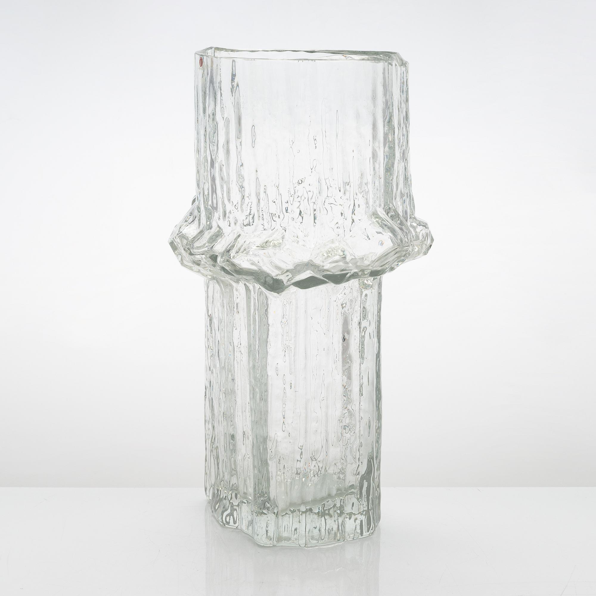 Tapio Wirkkala,  vas, glas, "Alpina", signerad Tapio Wirkkala 3546. Iittala, 1967-74.