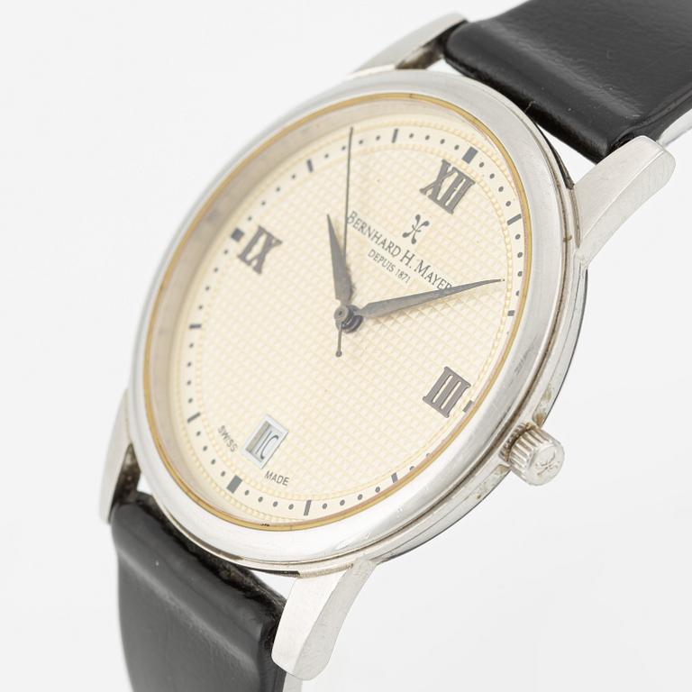 Bernhard H. Mayer, Ultra Slim - Series II, wristwatch, 37 mm.