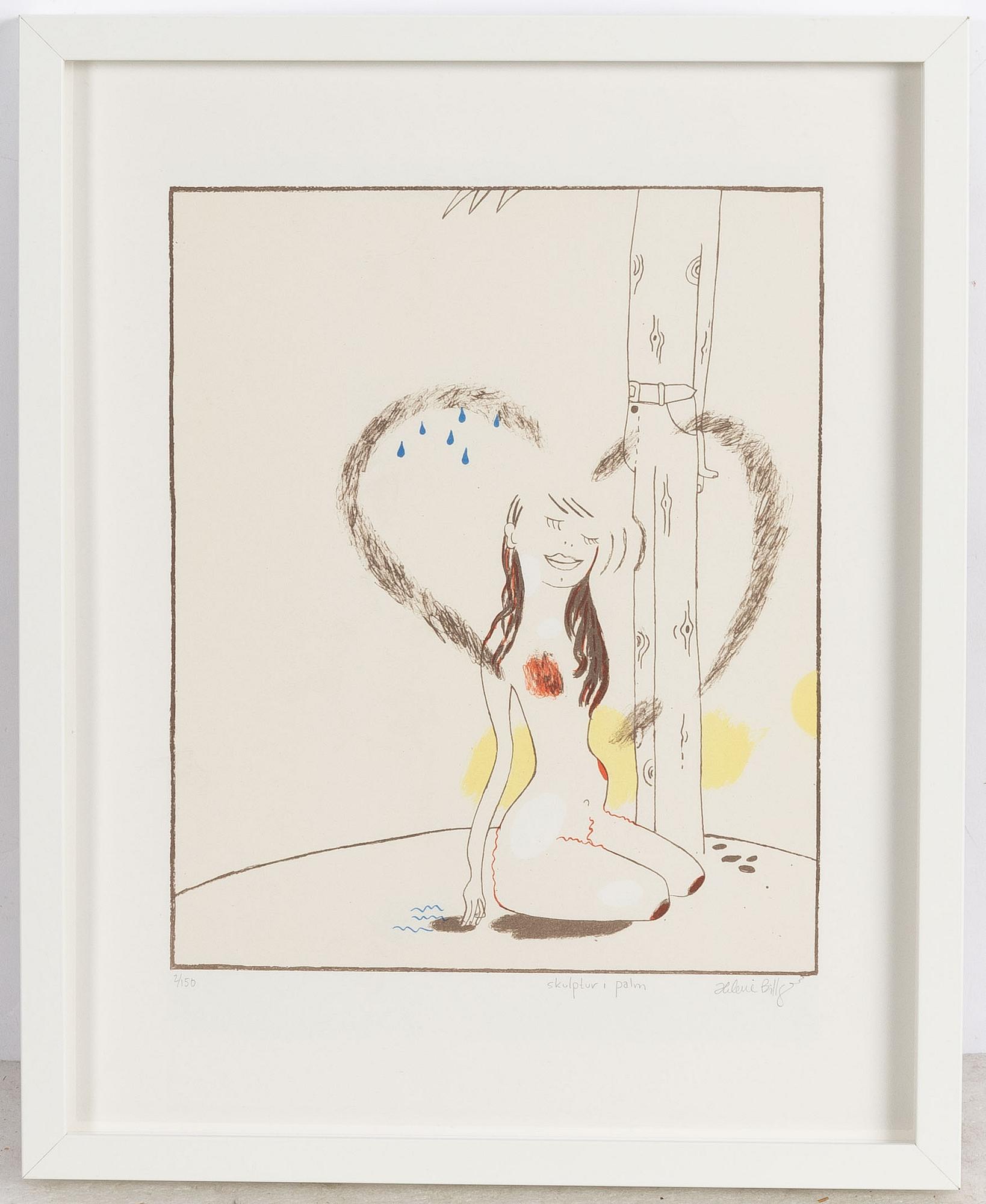 Helene Billgren, "Skulptur i palm".