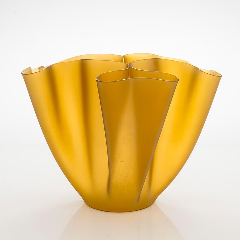 Pietro Chiesa, efter, vas, glas, "Cartoccio", Fontana Arte, osignerad.