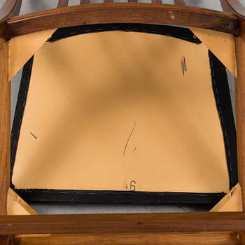 MATSALSBORD med STOLAR, fyra stycken, 1960-tal.