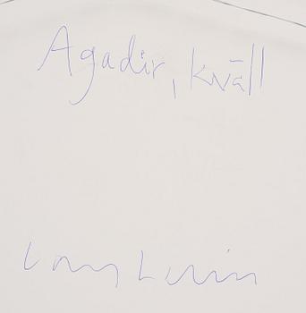 Lars Lerin, "Agadir, kväll".