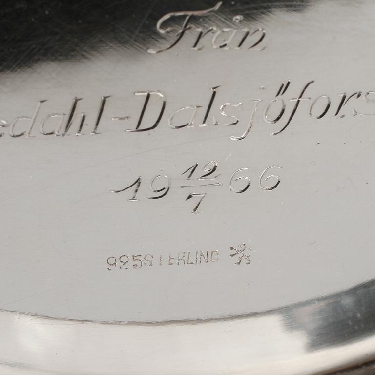 SKÅL, silver, svenska importstämplar, 1900-tal. Vikt 644 g.