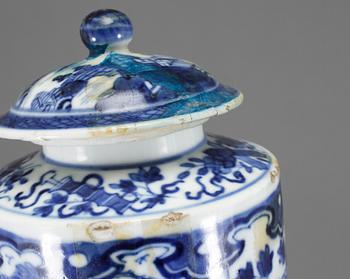 PARTI PORSLIN, 4 delar, Kina, 1700-tal.