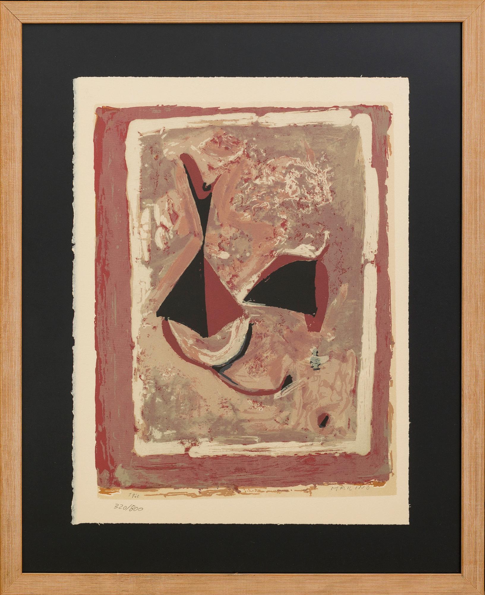 MARINO MARINI, lithograph in colours signed in the print and numbered.