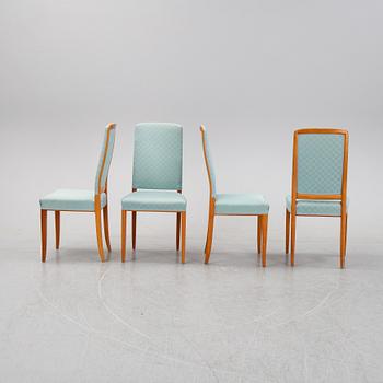 Carl Malmsten, a set of six 'Gustavus' chairs, Åfors Möbelfabrik, second half of the 20th Century.