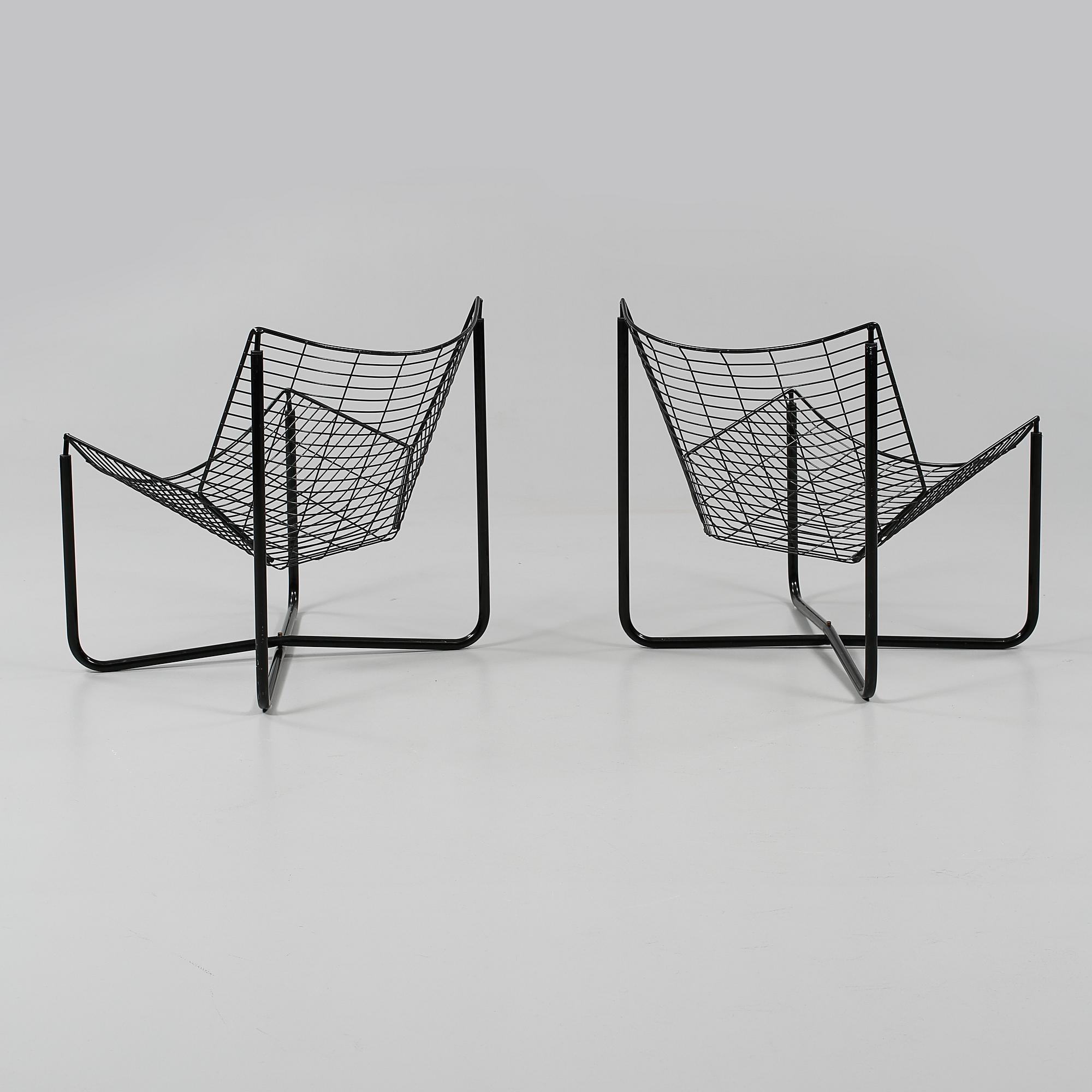 FÅTÖLJER, ett par, "Järpen", Niels Gammelgaard, Ikea, formgiven 1983.
