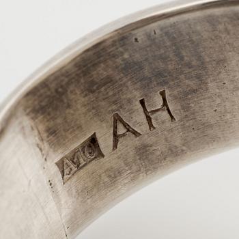 Anders Högberg, ring, sterling silver with stone.