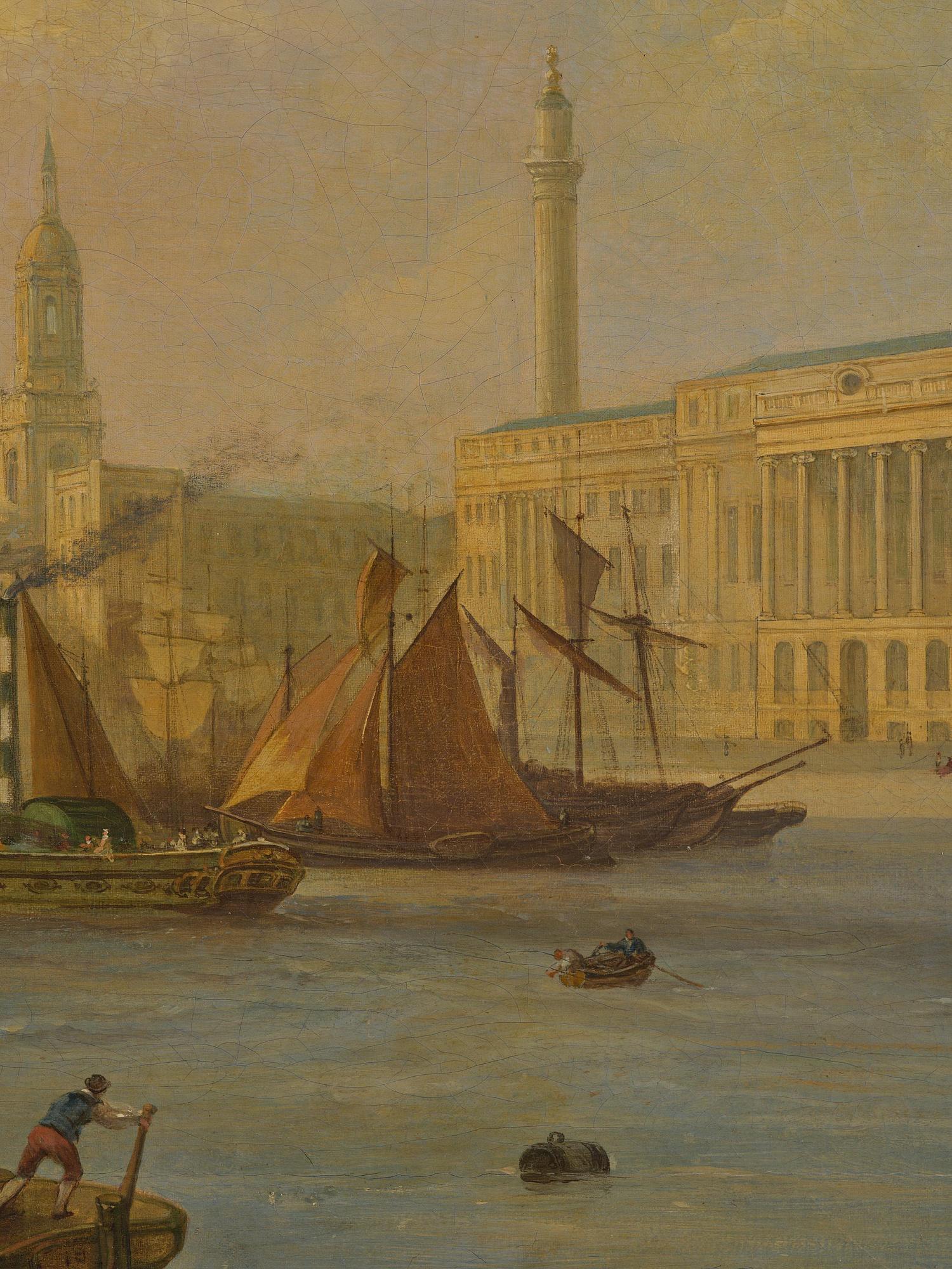 Thomas Sautelle Roberts, attributed to, "The new custom house.".