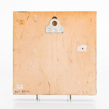 Rut Bryk, a 1980's 'Window' relief signed Rut Bryk.